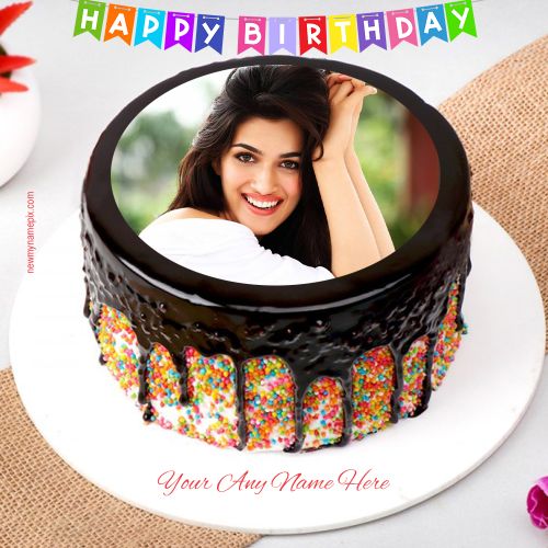 Name And Photo Birthday Cake Wishes Free Online Create