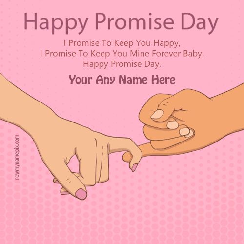 Forever Happy Love Promise Day Messages Images Edit Name