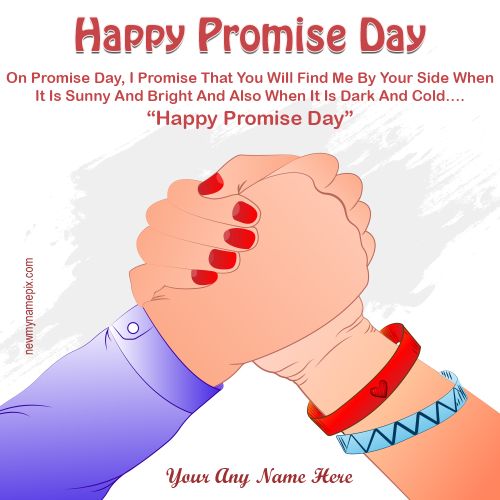Happy Promise Day Love Messages Edit Your Name