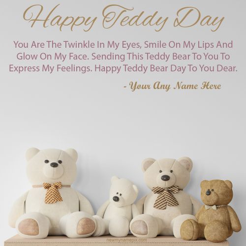 Happy Teddy Day Messages For Best Friend Wishes With Name Edit