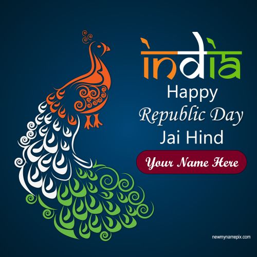 Make Your Name On 2023 Happy Republic Day Wishes Pictures