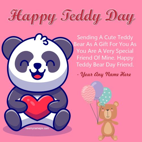 2023 Teddy Day Messages For Girlfriend Wishes With Name Write