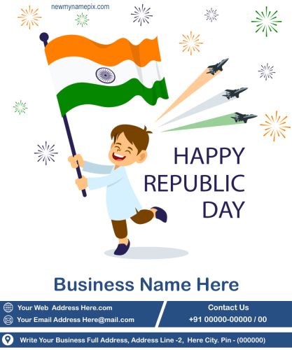 Business Republic Day 2023 Wishes Images Create Online Free Download