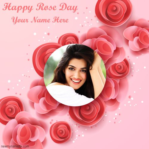 Happy Rose Day Images Edit Online Wishes Card Download