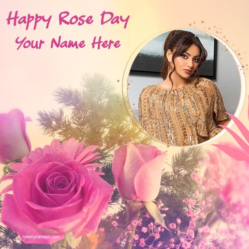 2023 Happy Rose Day Editing Create Card Online
