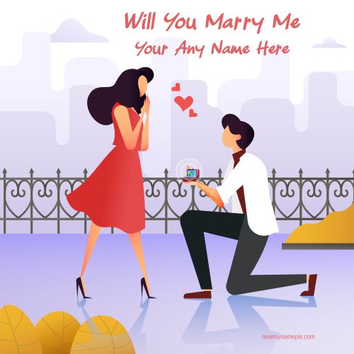 Propose Day Marry Me Wishes Images With Name Edit Card Maker
