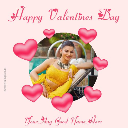 Happy Valentine's Day Photo Add Card Create Online Free Edit