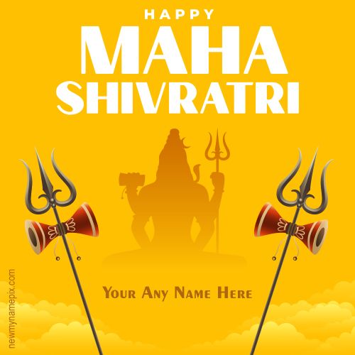 Happy Shivratri Wishes Images Edit Custom Name Writing