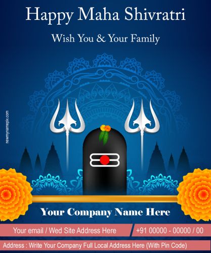 2024 Best Happy Maha Shivratri Corporate Images Create Online Free Customized