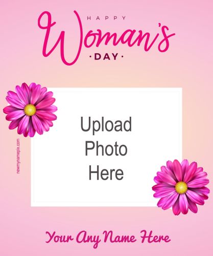 Custom Photo Frame Happy Women’s Day Pictures