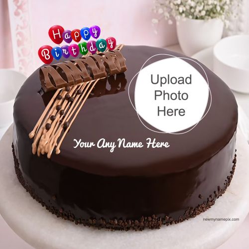 Happy Birthday Photo Upload Cake Download Free