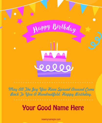 Beautiful Birthday Messages With Name Wishes Images Download