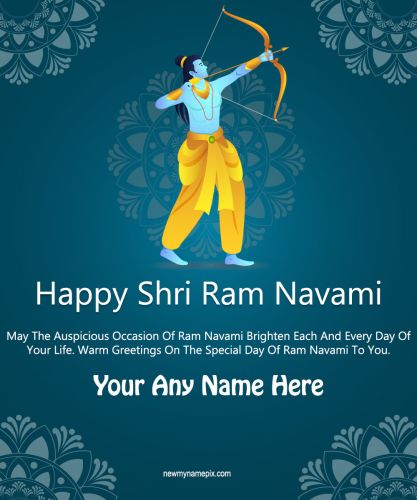 Happy Ram Navami Wishes Blessing Images Editing Option Free