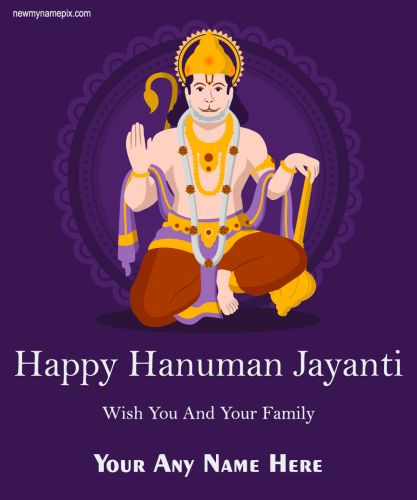 2023 Happy Hanuman Jayanti Pictures Editing Online Name Wishes