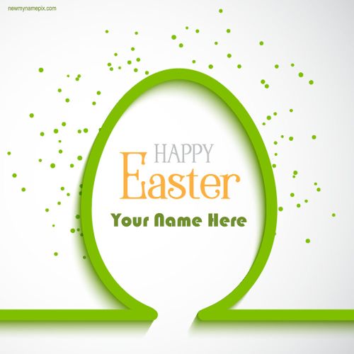 Write Your/My Name On Happy Easter 2023 Wishes Pictures