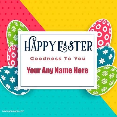 Happy Easter Holiday Wishes Photo Customized Edit Online Free