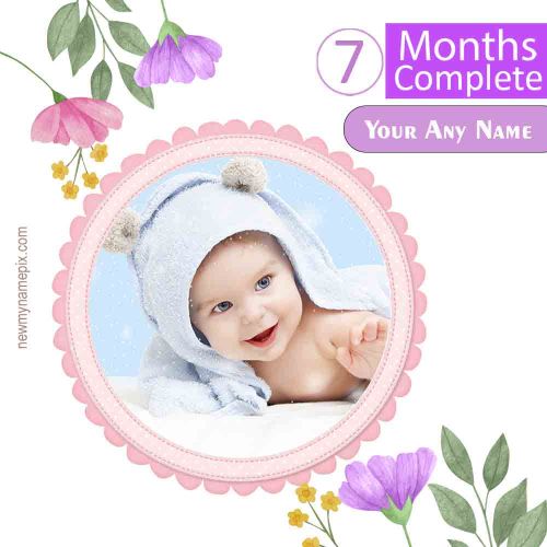 Complete 7 Months Baby Photo Add WhatsApp Status