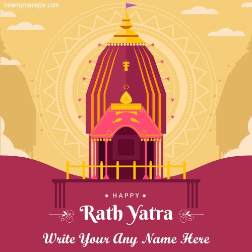 2023 Happy Jagannath Rath Yatra Wishes With Name Status