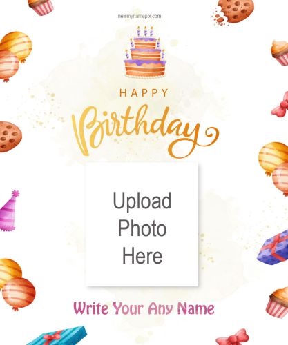 Birthday Photo Poster Editing Online Create Card Images Free