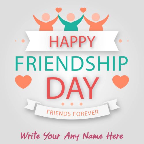 Create Customize Name Happy Friendship Day Wishes