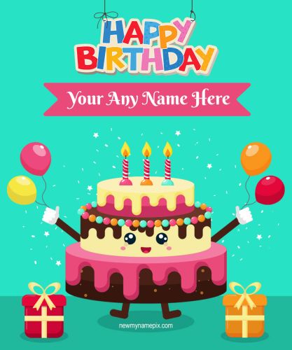 Happy Birthday Cake Images Custom Name Wishes Create
