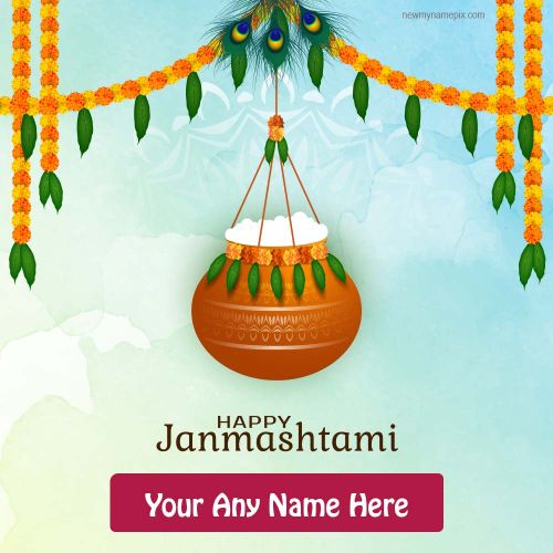 Latest Happy Janmashtami Pictures Create Customized Name Edit 2023