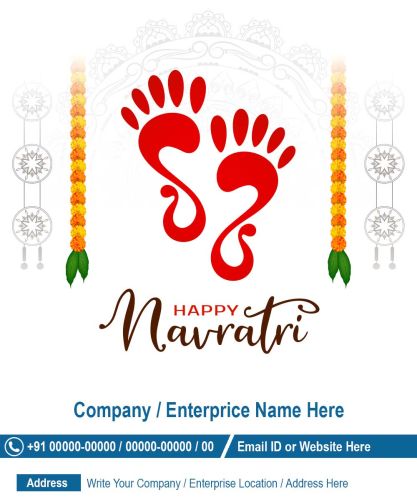 Business Wishes Happy Navratri Template Online Create