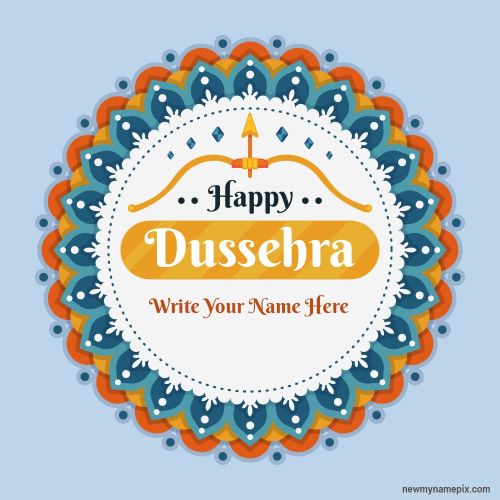 Latest Happy Dussehra Wishes Name WhatsApp Status
