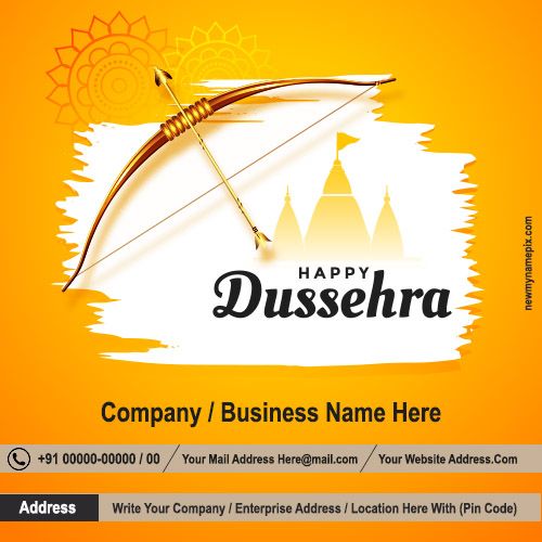 Edit Photo Corporate Wish You Happy Dussehra Celebrate 2023