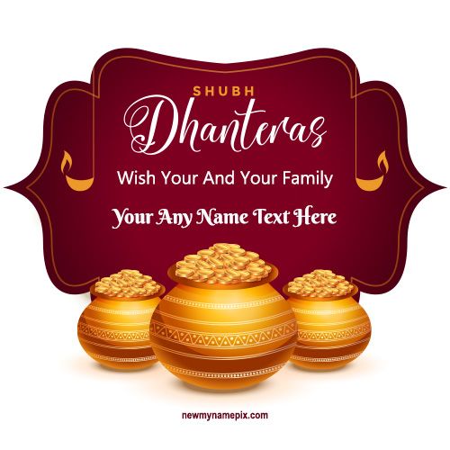Create Your Name On Happy Dhanteras Pictures Free