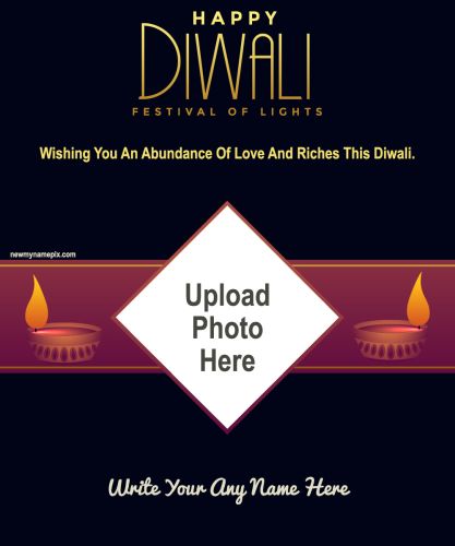 Beautiful 2023 Diwali Design Template Photo Frame