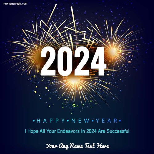 New Year Eve Amazing Fireworks Wishes Greeting Images With Name