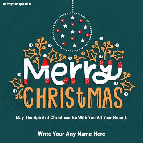 Digital Name Wishes Happy Christmas Greetings Images Download Free 2024