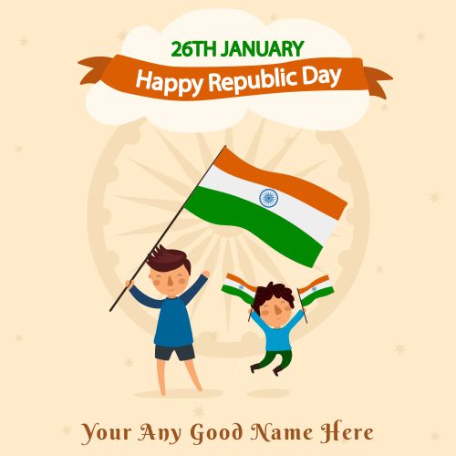 Edit Name Card Republic Day 2024 Wishes Create Images Free