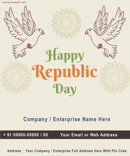 Corporate Wishes 2024 Republic Day Template Create Online Free