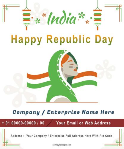 2024 Business Wishes Republic Day 26 January Template Edit Free