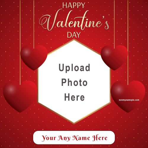Photo Add Valentines Day Wishes Frame Create Customized 2024