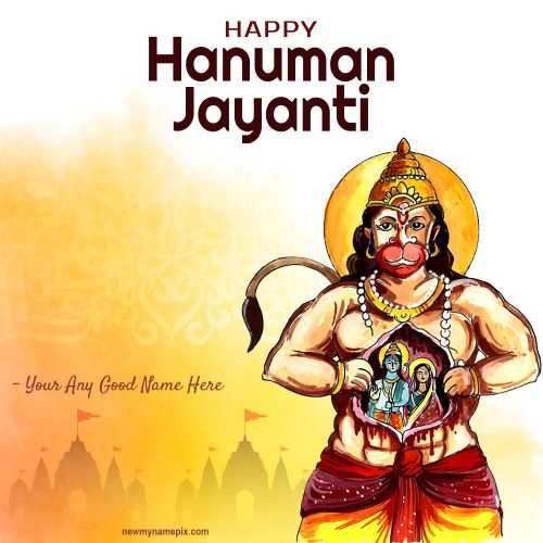 2024 Happy Hanuman Jayanti Wishes With Name