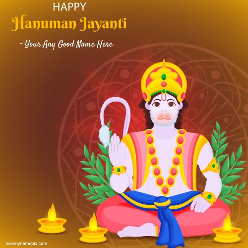 Customized Name Create Hanuman Jayanti Wishes