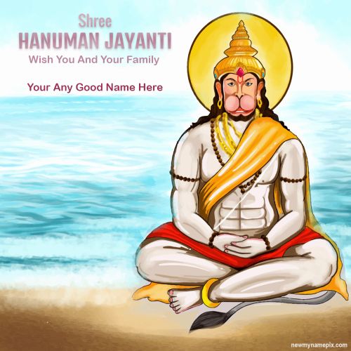Latest 2024 Hanuman Jayanti Celebrate Wishes With Name HD Pics