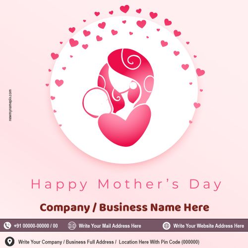 Happy Mother’s Day Wishes Business Template Edit Free