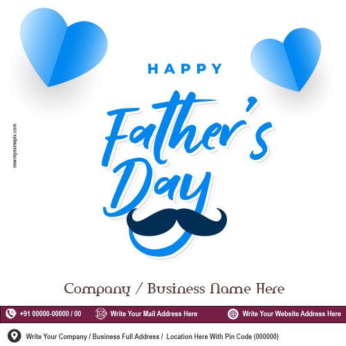 Online Custom Editing Father’s Day Corporate Pictures Free