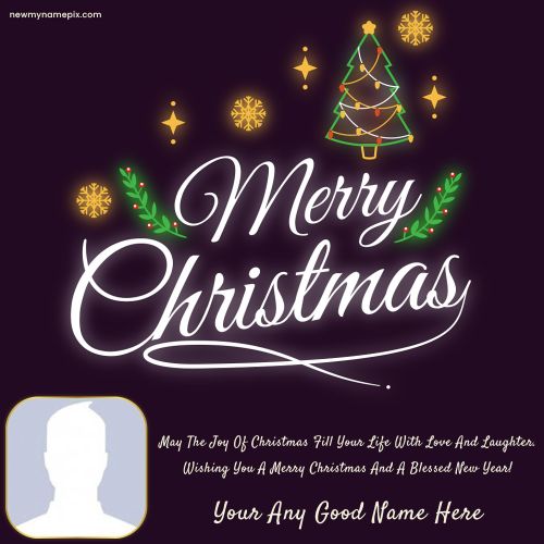 AI Create Christmas Photo Frame Download Free Customized