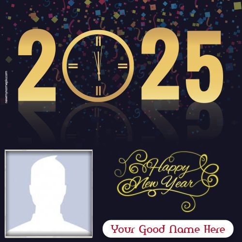 Online Editing 2025 Happy New Year Frame Download Free