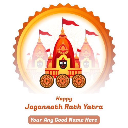 Happy Jagannath Rath Yatra Wishes 2025 Template Edit Your Name