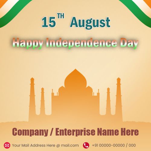 India Independence Day 2025 Celebrate Corporate Template Create Free