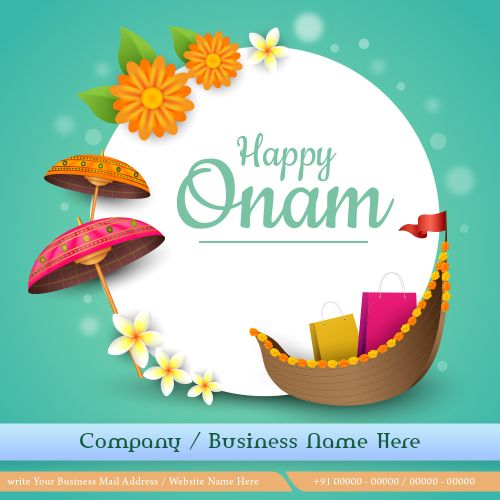Happy Onam 2025 Corporate Business Promoted Post Create Free Template