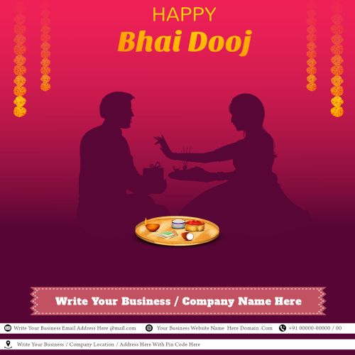 Bhai Dooj Template Editing Online Corporate Wishes Image Editing Tools