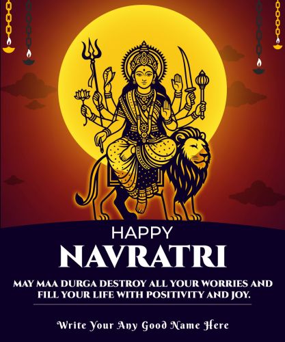 Navratri Festival Poster Create Online Customized Editing Tools Free Wishes